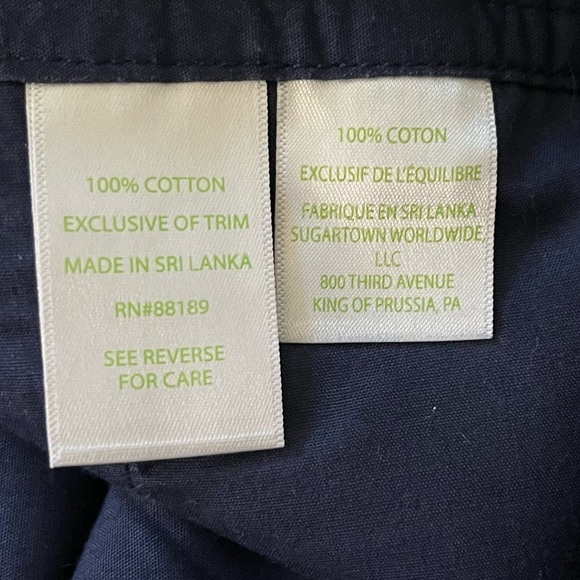 LILY PULITZER CALLAHAN JACQUARD SHORTS NAVY BLUE SIZE 2 Summer Preppy Academia - Picture 9 of 13